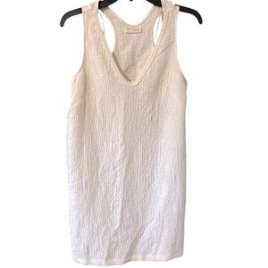 Zara W&B Collection Women’s White Racerback Cutout Sport Dress Size S
